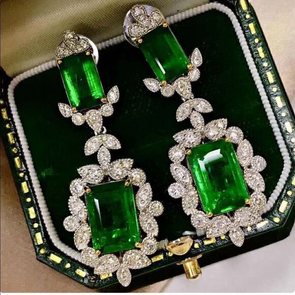 Gorgeous Emerald Green Earrings coming soon - Picture 1 of 3
